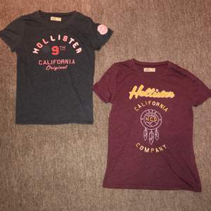 T-shirts från Hollister strl M på båda, fint skick.  1 för 40kr eller båda för 70kr.   Kan mötas upp eller frakta, köparen står för frakten 50kr