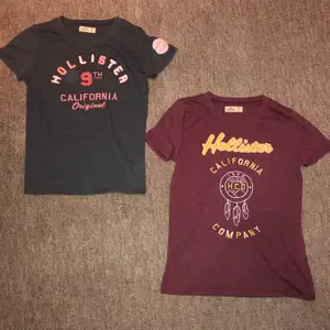 T-shirts från Hollister strl M på båda, fint skick.  1 för 40kr eller båda för 70kr.   Kan mötas upp eller frakta, köparen står för frakten 50kr