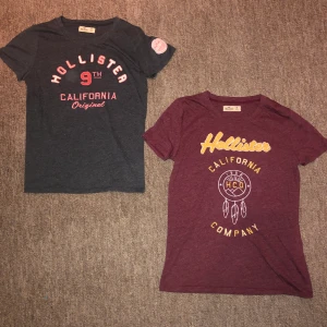 Hollister T-shirts - T-shirts från Hollister strl M på båda, fint skick.  1 för 40kr eller båda för 70kr.   Kan mötas upp eller frakta, köparen står för frakten 50kr