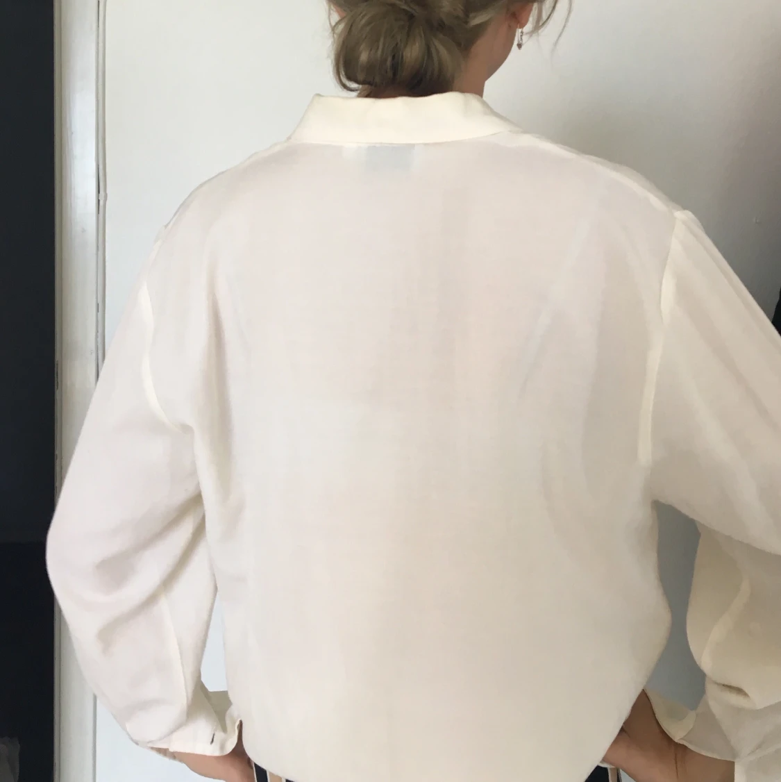 gräddvit skjorta - 90