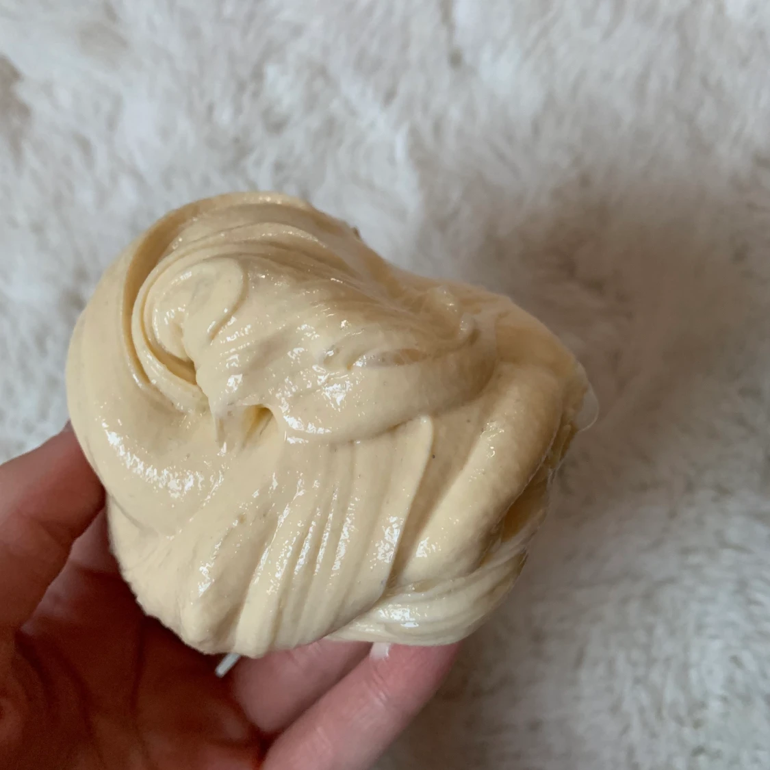 Gult fluffy slime - 91