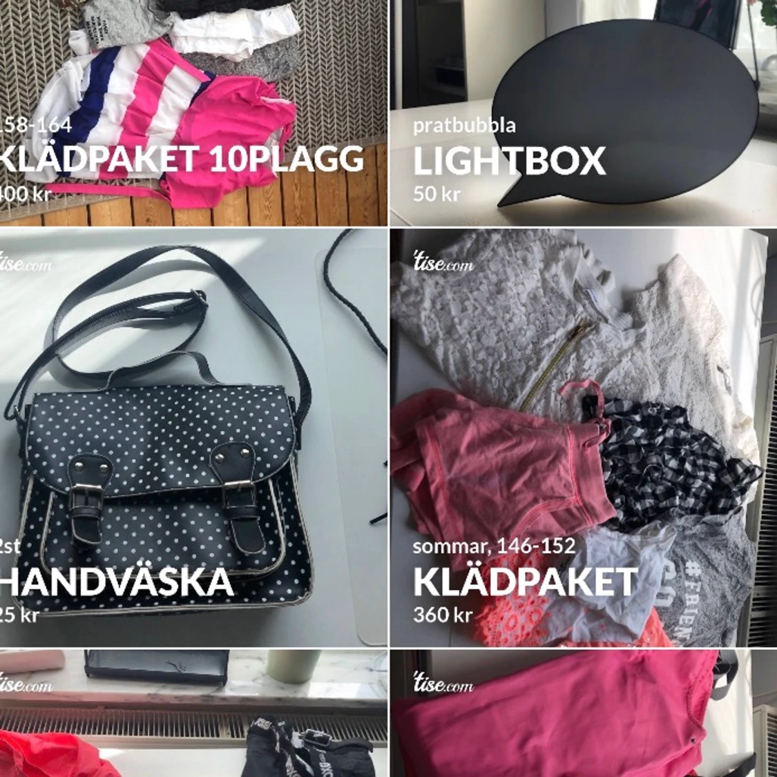 kläder,väskor, accesoarer osv - 90