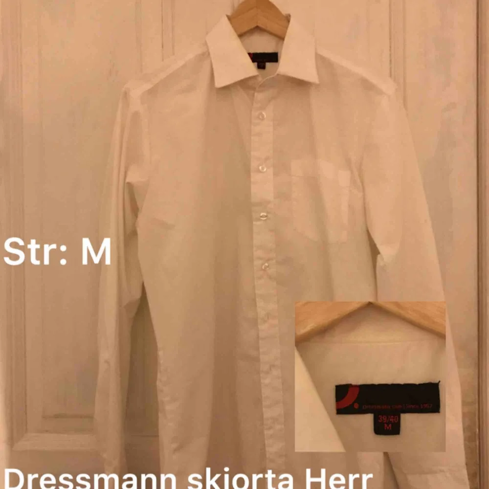 Dressmann skjorta   Str: M. Skjortor.