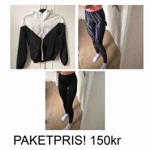  - Paket med träningskläder. Superbilligt! Träningstights är från Nike och Craft. 150kr för allt tillsammans! Kan frakta för 63kr