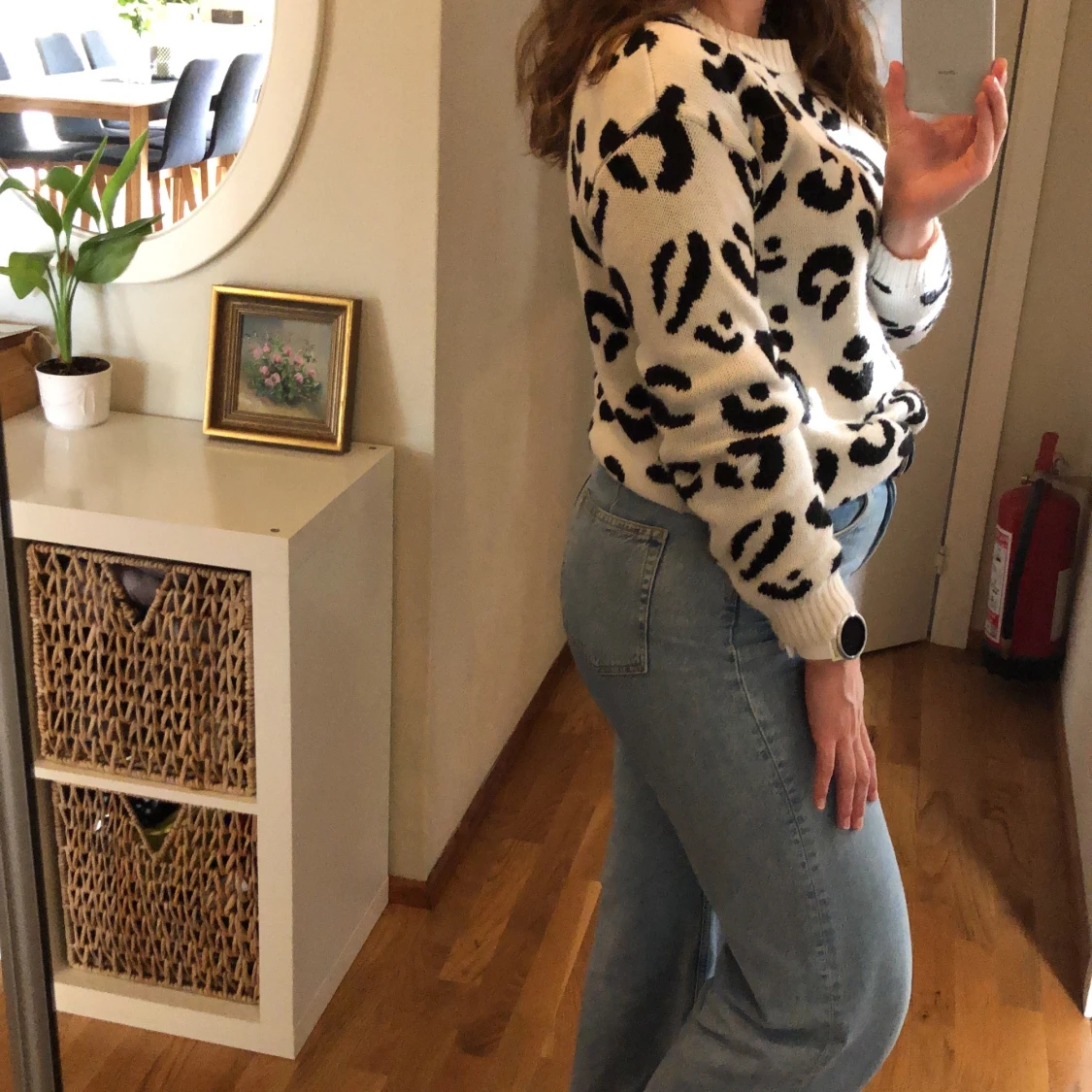 Leopardmönstrad tröja från Boohoo - 90