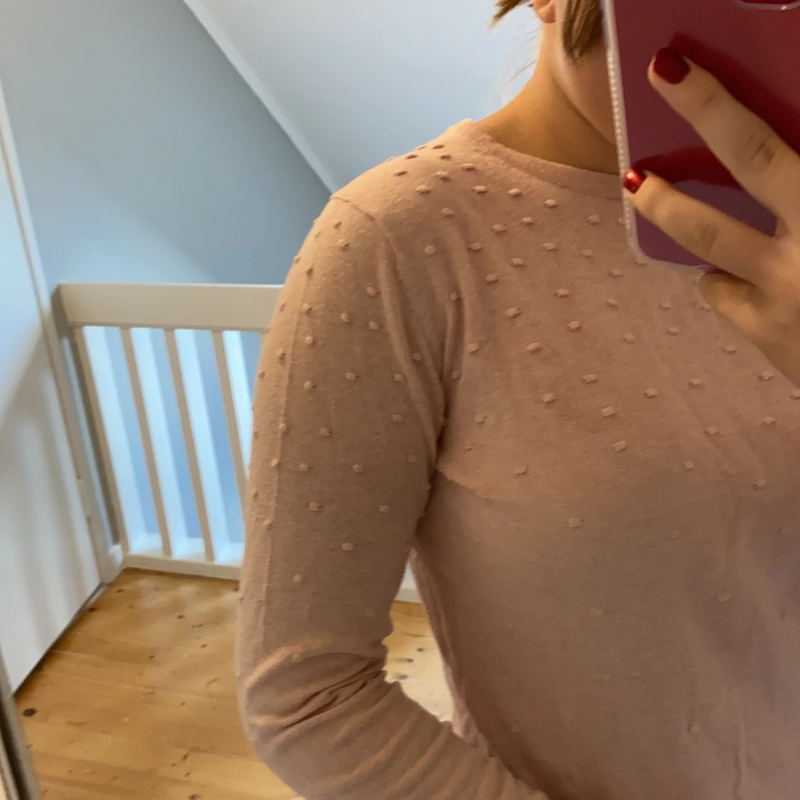 Stickad rosa tröja från Monkey - 91