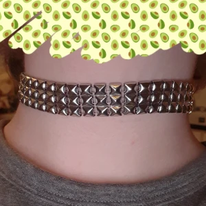 Nitchoker - Nitchoker som man knyter bak. Snörena är lång så den passar alla. Köpt på glitter eller H&M, är lite osäker. Aldrig använd, enendast provad fåtal gånger. Pris kan diskuteras. Skickas mot fraktkostnad.