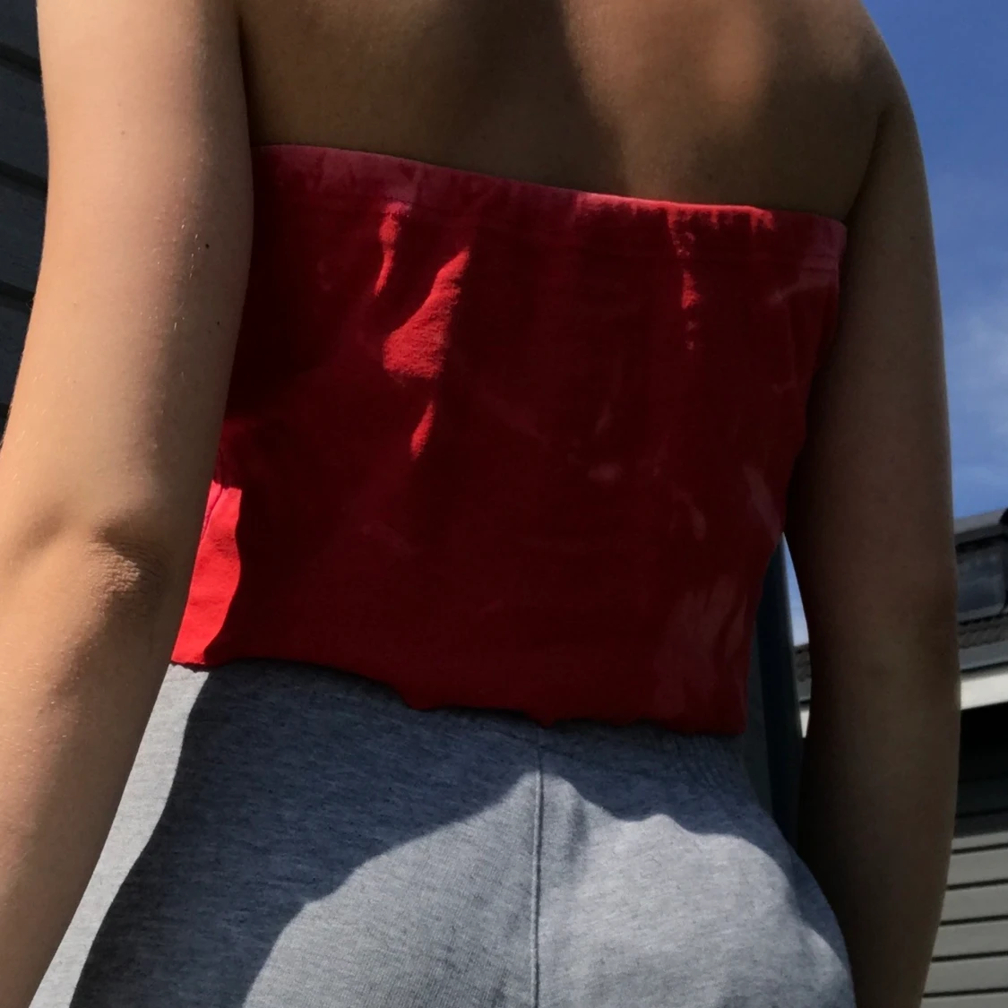 Röd Tiedye bandeau - 91