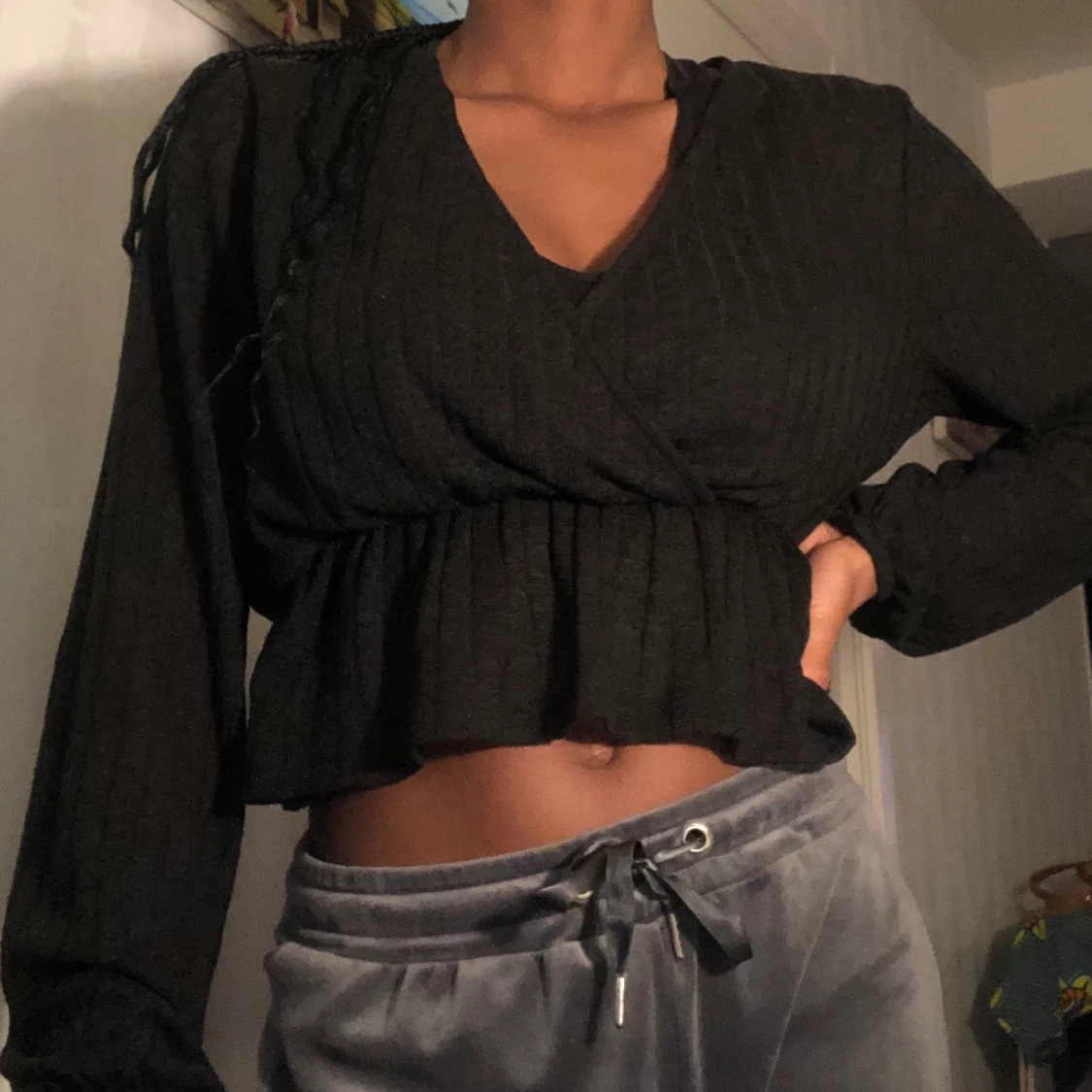 Svart blus 💕 - 90