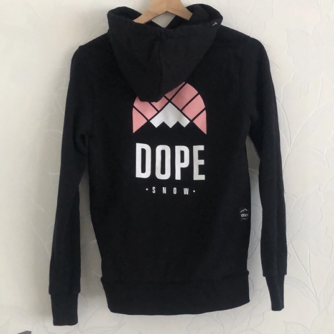 svart rosa dope hoodie - 90