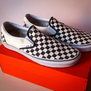  - Checkered Vans slip-ons from 2016