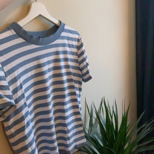 Tröja från zara - Blårandig tröja från zara, skitsnygg!!! Passar tyvärr inte med min hårfärg så bra så använder den inte därav💕