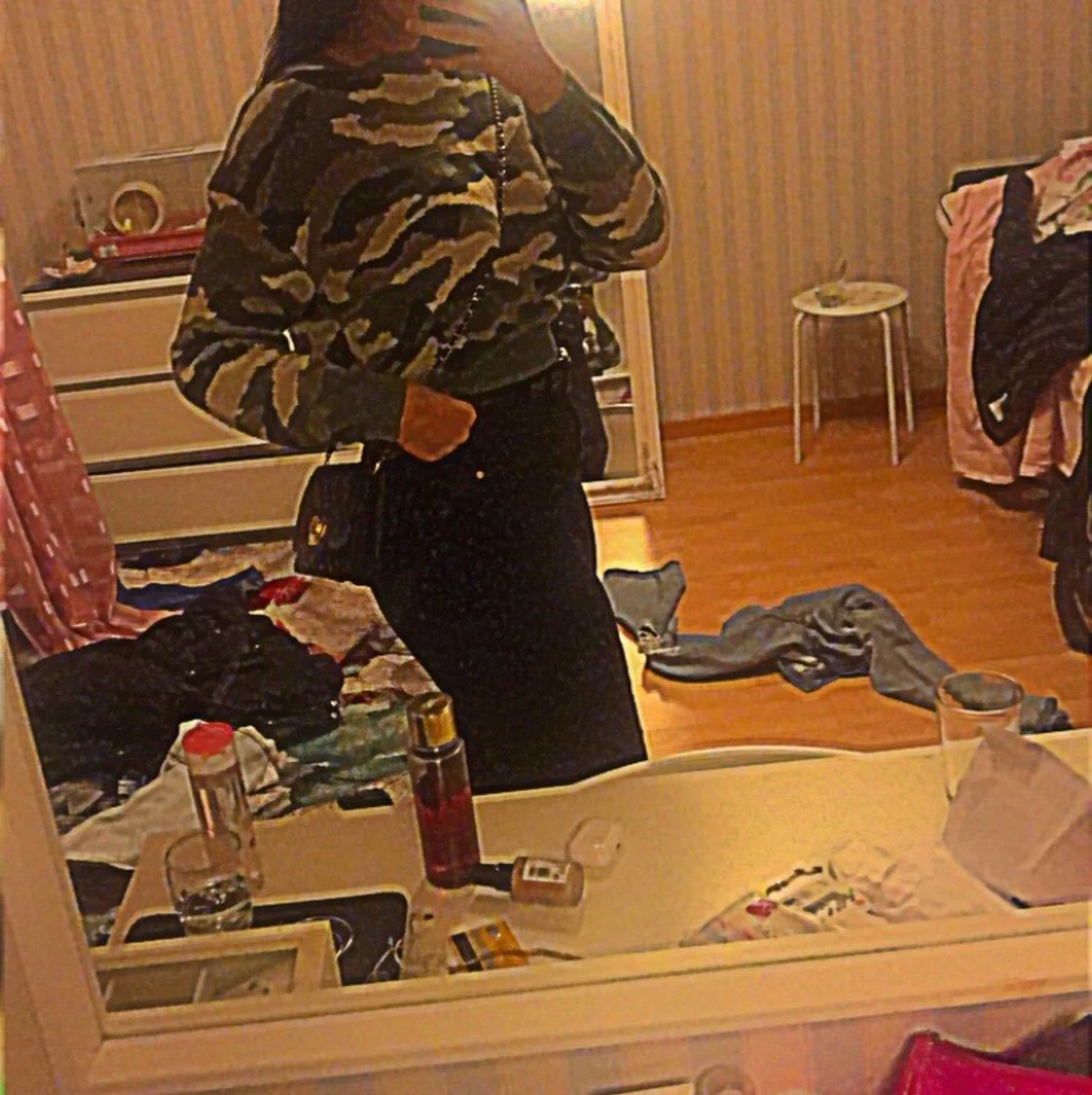 cropped militär tröja - 91