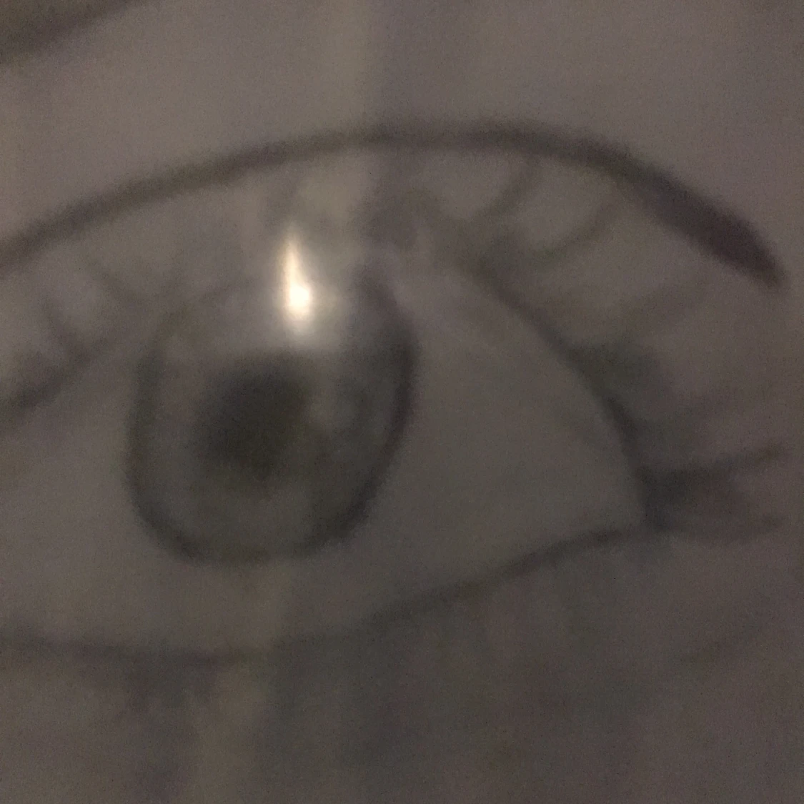 En ög tavla,självritad  - 91