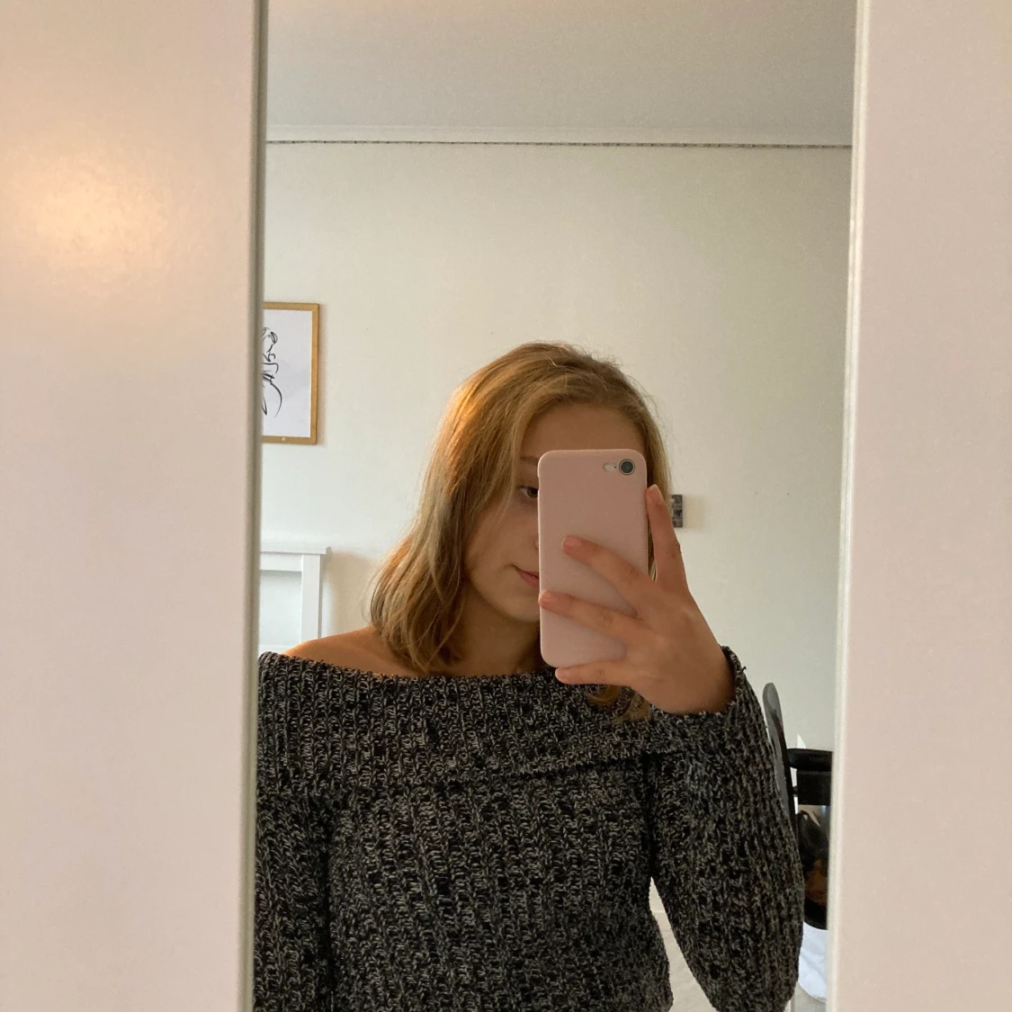 Stickad tröja från Kappahl. - 90