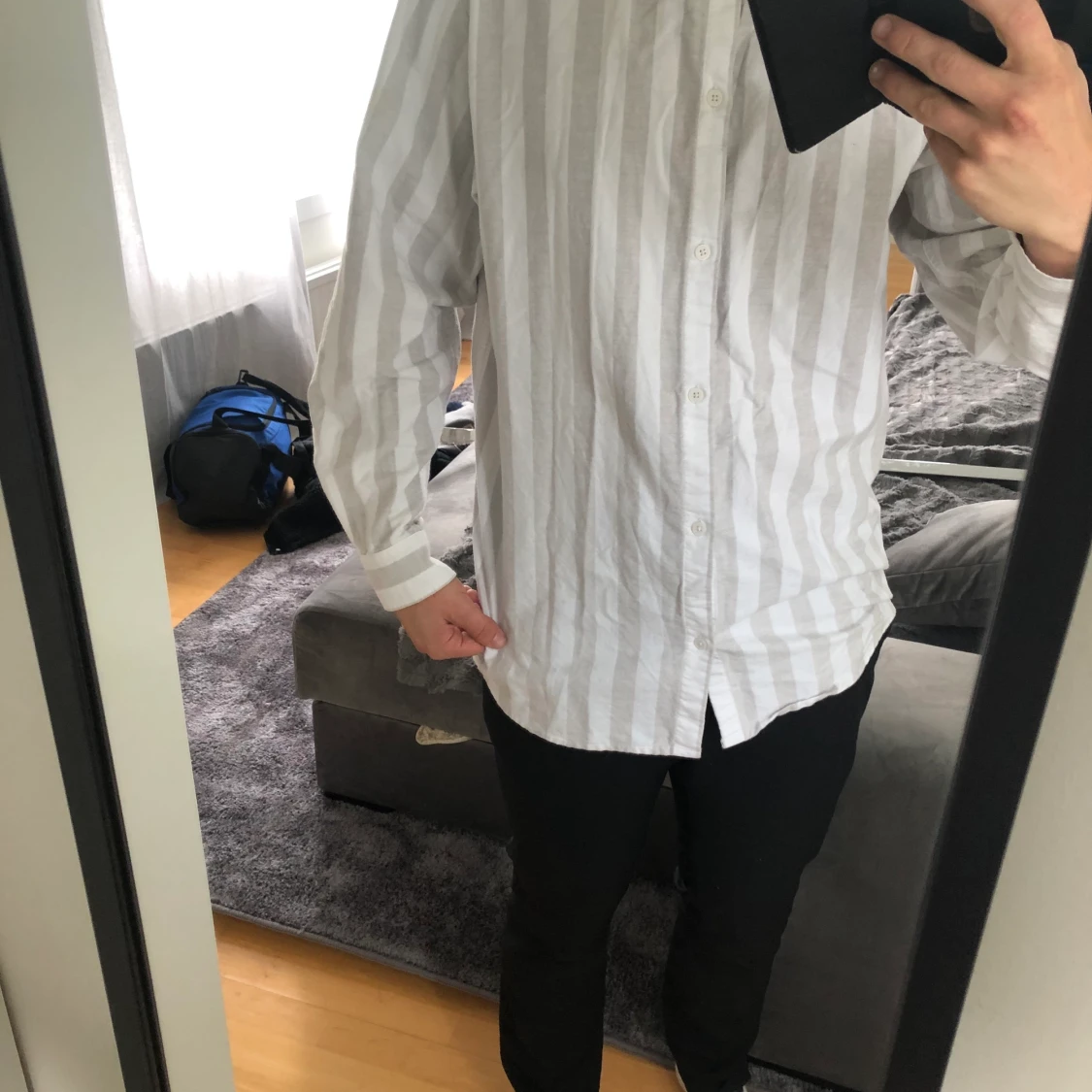 Skjorta oversized strl S