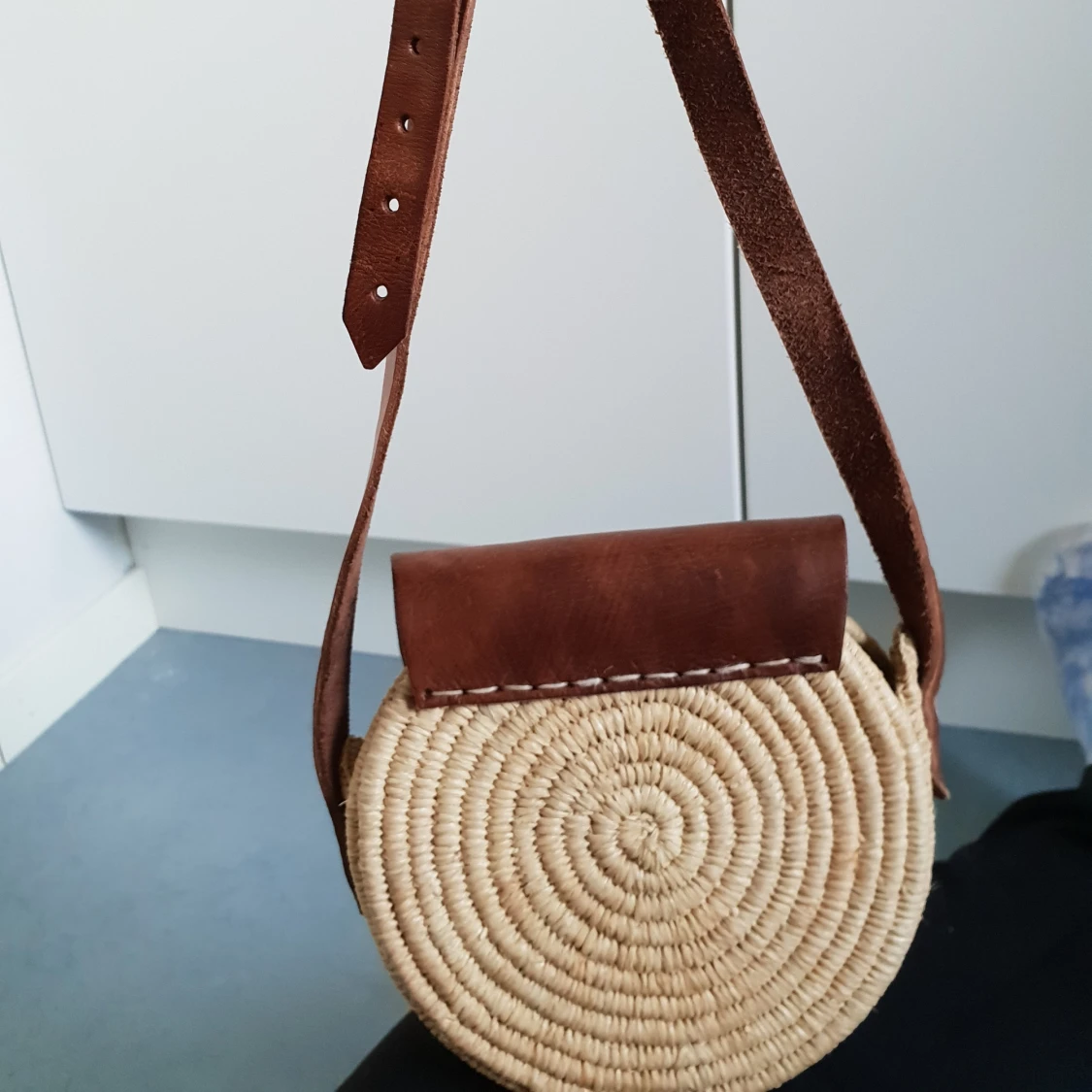 Stråväska hand made - 90