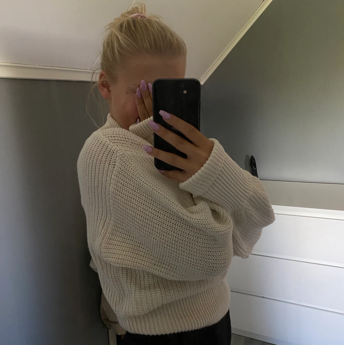 Stickad tröja  - 90