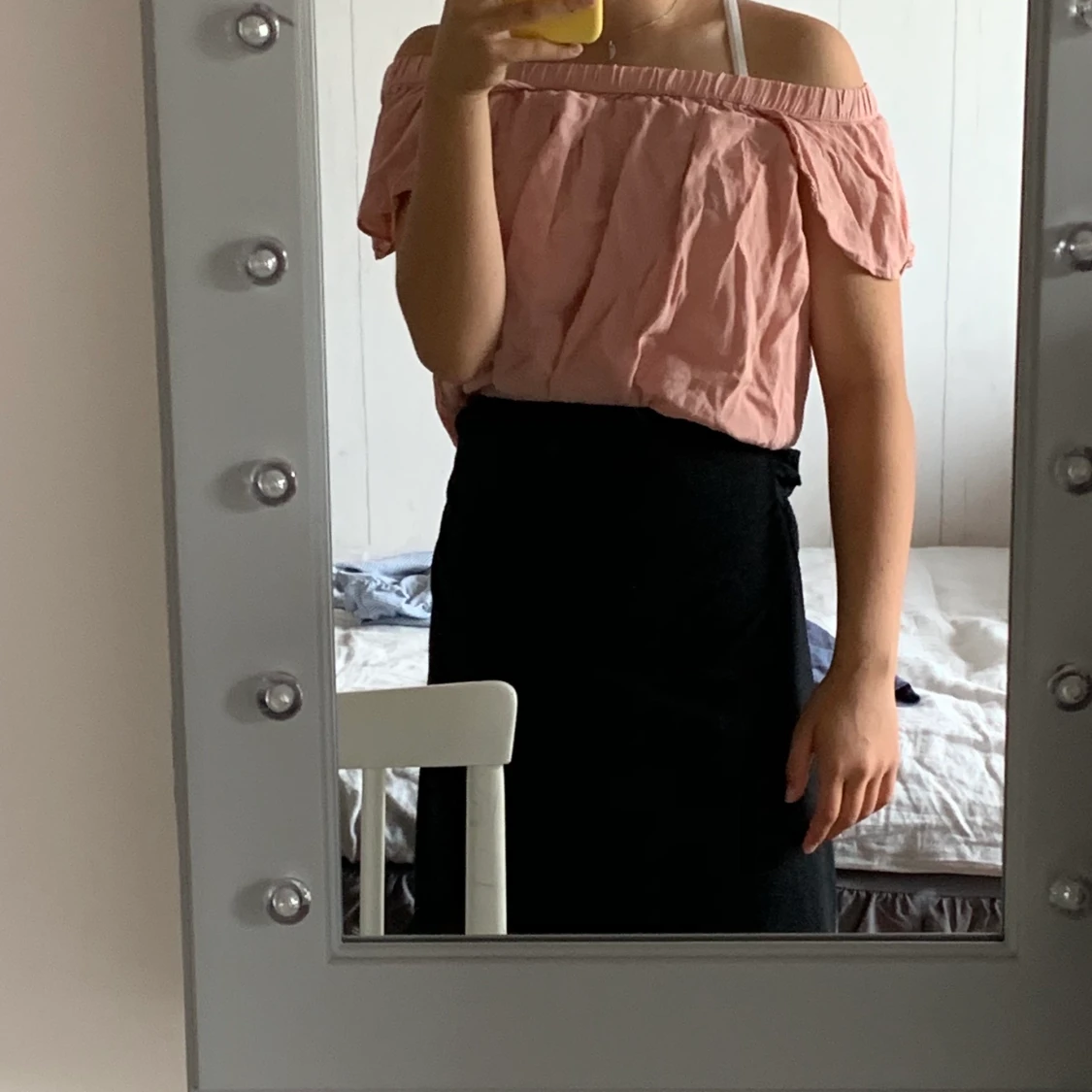 fin rosa blus tröja - 91