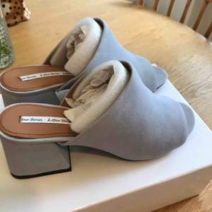 And Other Stories lilac/light grey suede mules, 38 Brand New with box and all the packaging- perfect condition!  