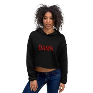  - "DAMN." cropped-hoodie  