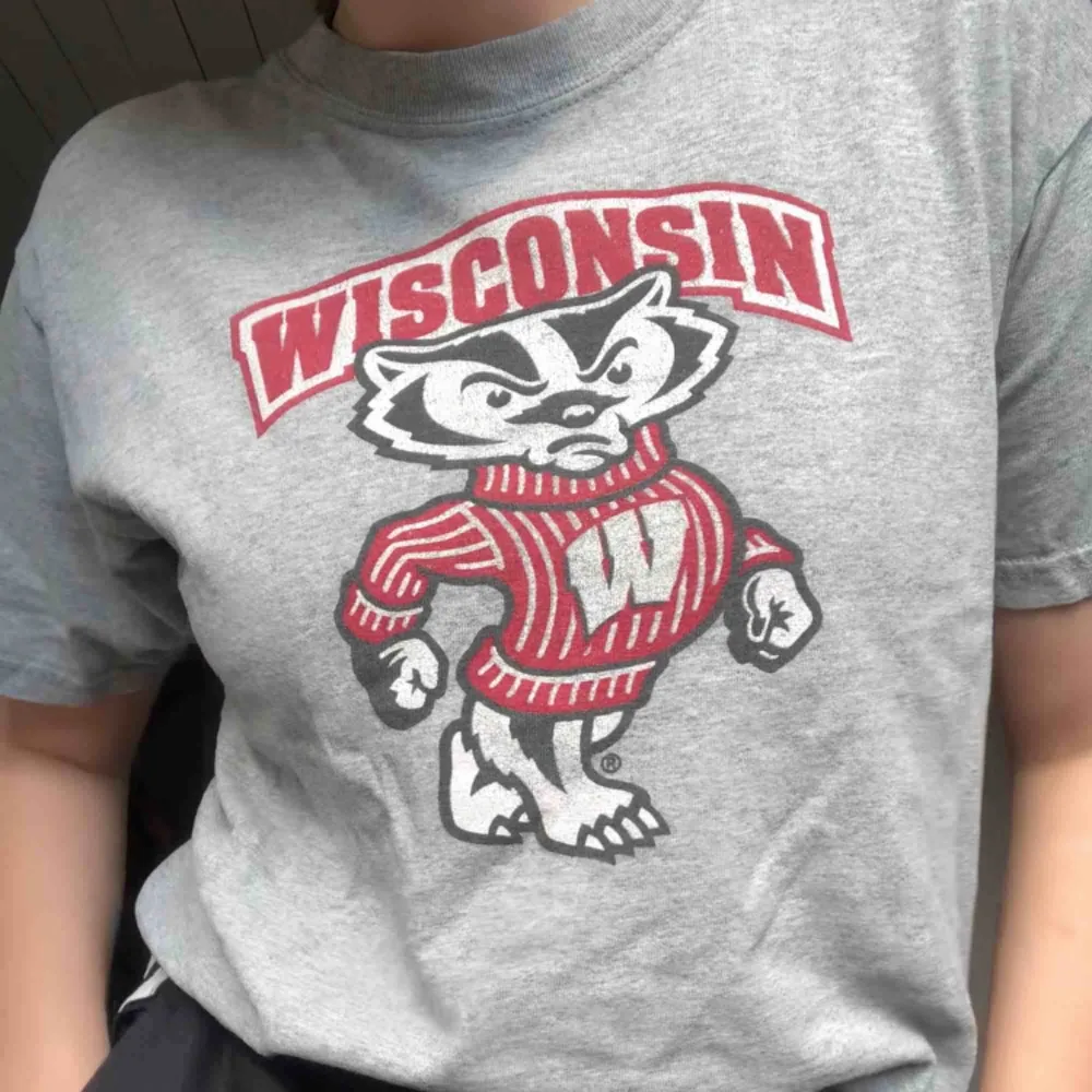 Wisconsin tröja. Bara använd en gång av mig (köpte den second hand).💓 bra skick. T-shirts.
