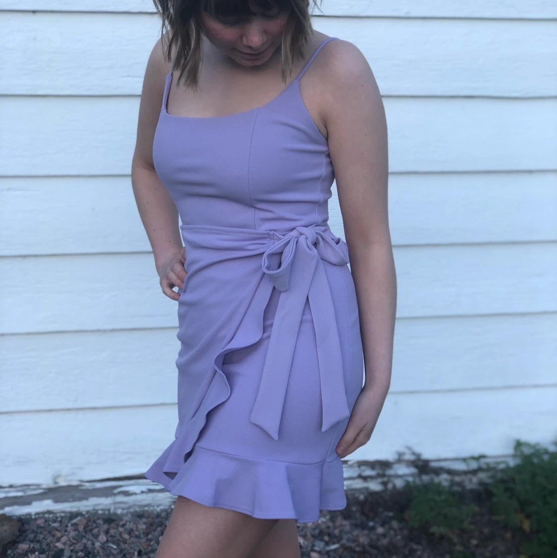 Lila sommarklänning - 91