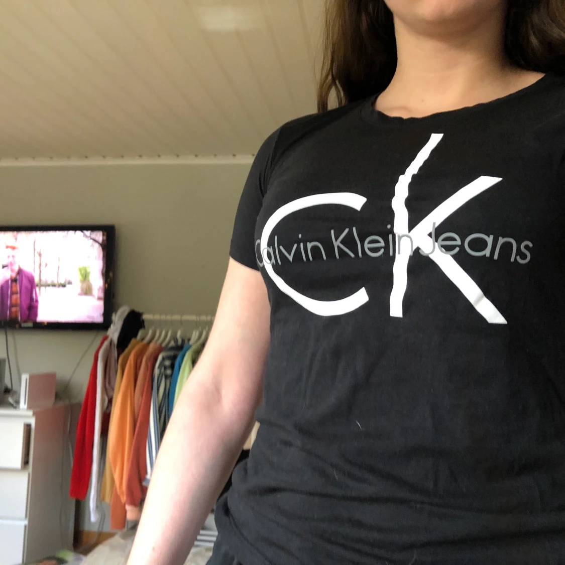 Svart t-shirt från Calvin Klein - 90