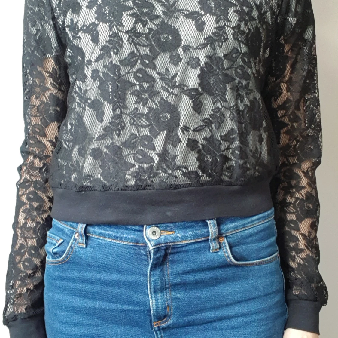 H&M - spetströja - 90