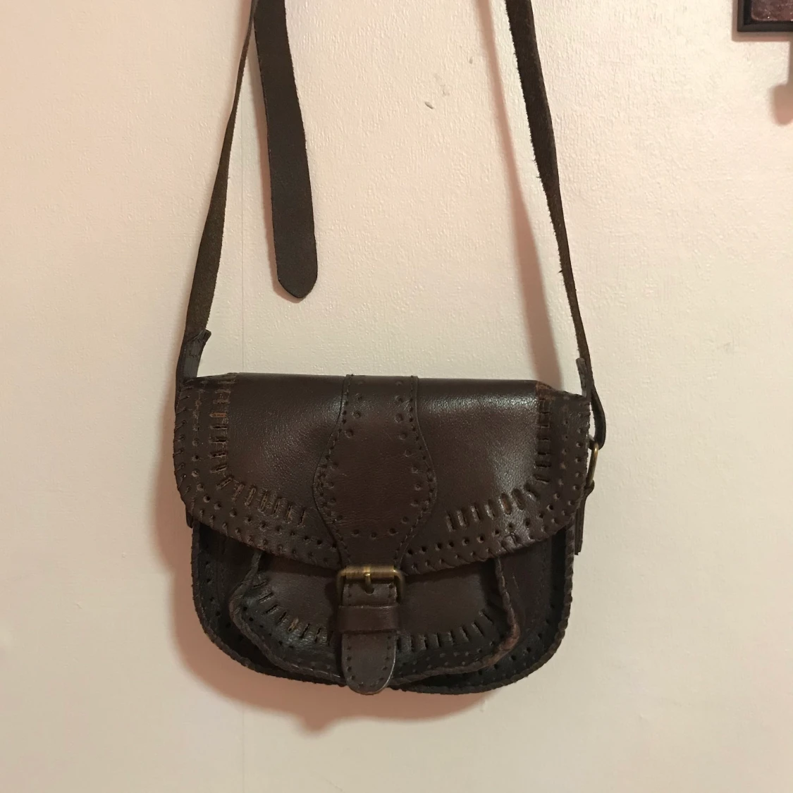 Liten brun väska - 91