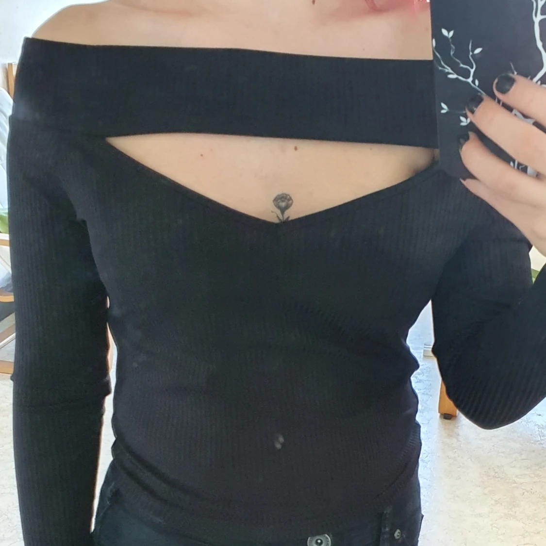 Zaful Off shoulder tröja S 