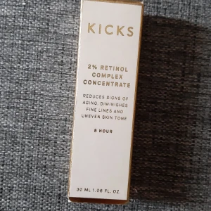 Oanvänd retinol!  - Retinol complex från kicks säljes pga felköp. Aldrig använt dock bruten förpackning. Nypris 299, mitt pris 120 kr, Köpare betalar frakt. 