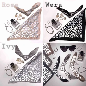  - Egendesignade scarfar i leopardmönstrad reflex från mitt UF-företag @bevisble_uf (insta)! Kommer i 3 färger. En skitsnygg accessoar som dessutom ger sig och dina medtrafikanter säkerhet. Kan t.ex sättas i håret, på väskan eller hunden eller kopplet😍🐆⚡️