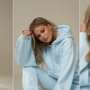 Blå hoodie - Från na-kd. Använd en gång. Slut i lager. Vill ni ha fler bilder så säg bara till! 🦋🦋 pris går alltid att diskutera. 🥰