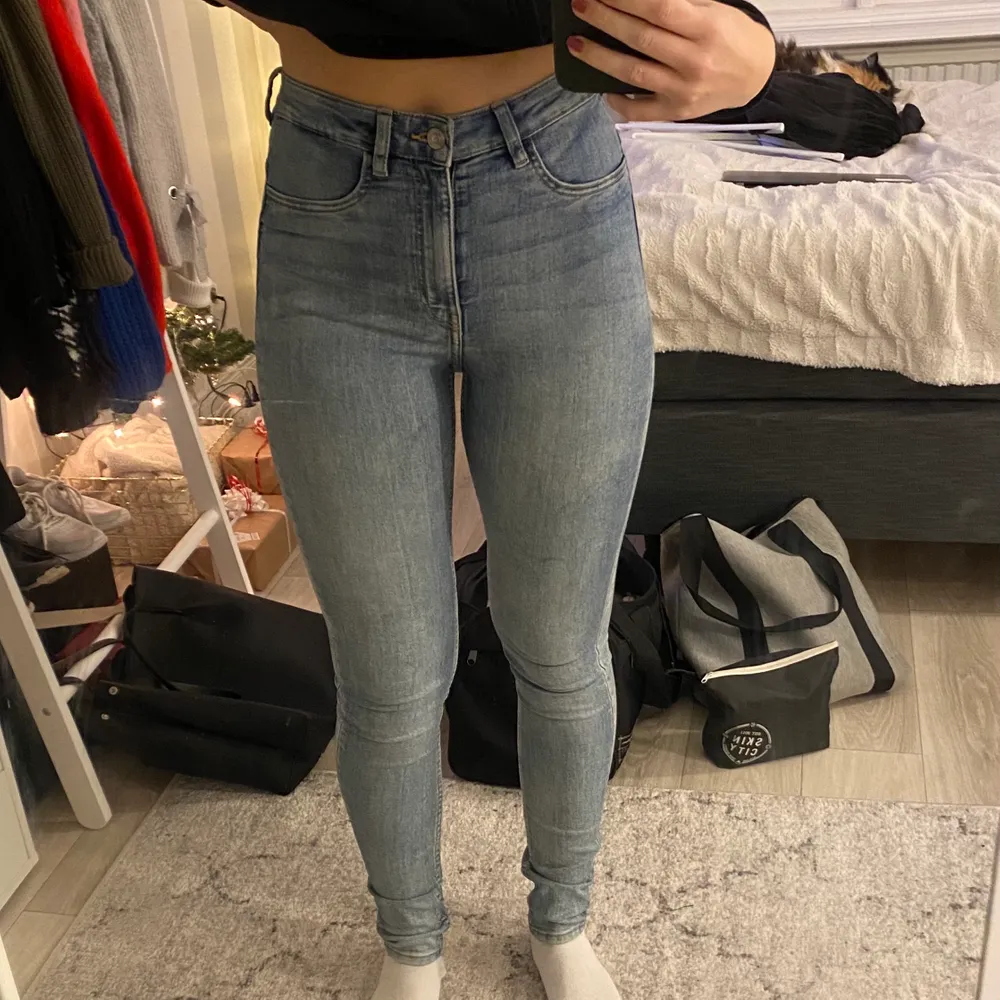 Fina blå skinny jeans💙. Jeans & Byxor.