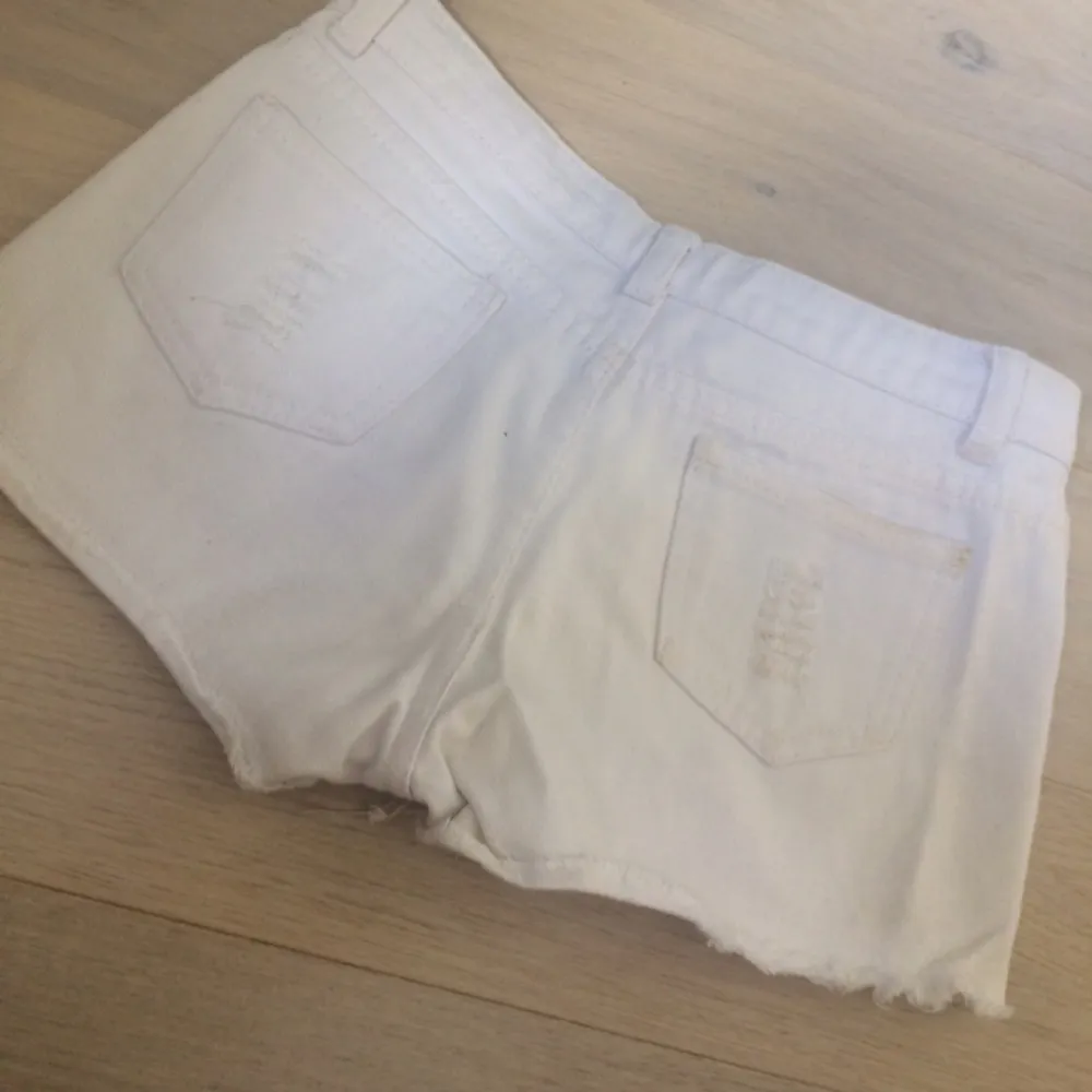 White jean shorts  Size 25. Shorts.