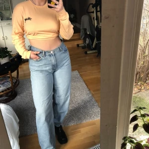 Orange longsleeve stüssy - Orange longsleeve från Stüssy. Jag köpte den second hand för nåt år sedan men den är i bra skick. Storlek M. Fraktar helst (fraktkostnad tillkommer) men kan ibland mötas upp i Sthlm. 