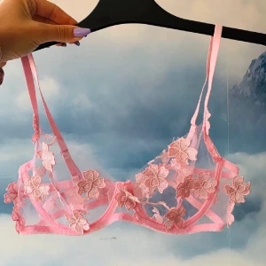 Underklädesset 💞 - Ett supergulligt set med bh & trosor (fråga för bild på dem) köpte från plick men bhn passade inte mig tyvärr :/ Oanvända självklart från både mig & säljaren så dem är i princip nya (: Köpt från Italien enligt säljaren 🥰 Bh-n passar både mindre och större, 75B 