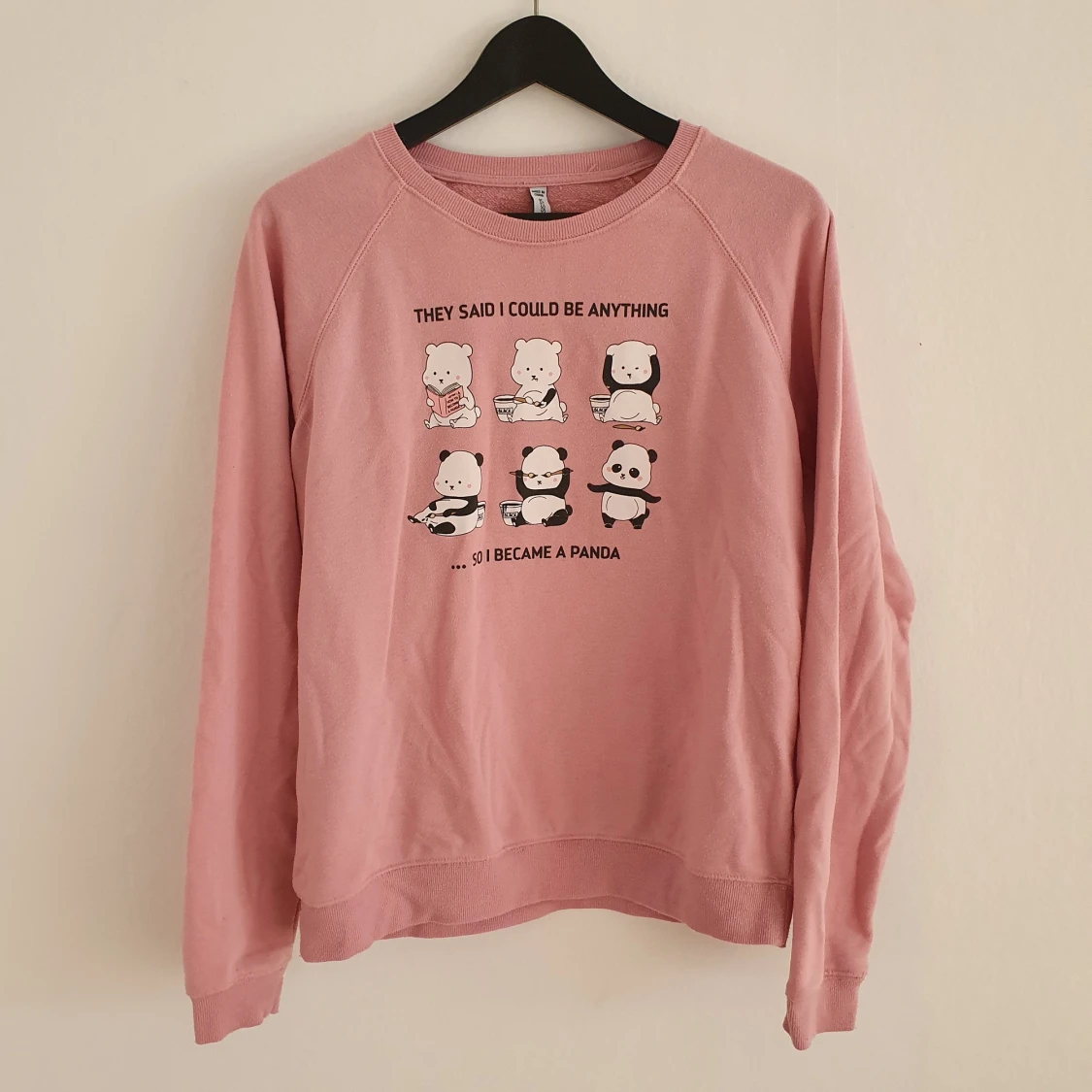 Mysig söt tröja men pandor.