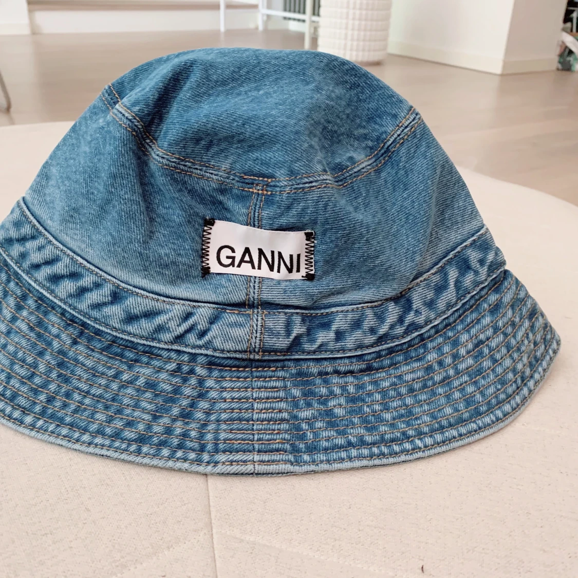 Ganni denim bucket hat - 90
