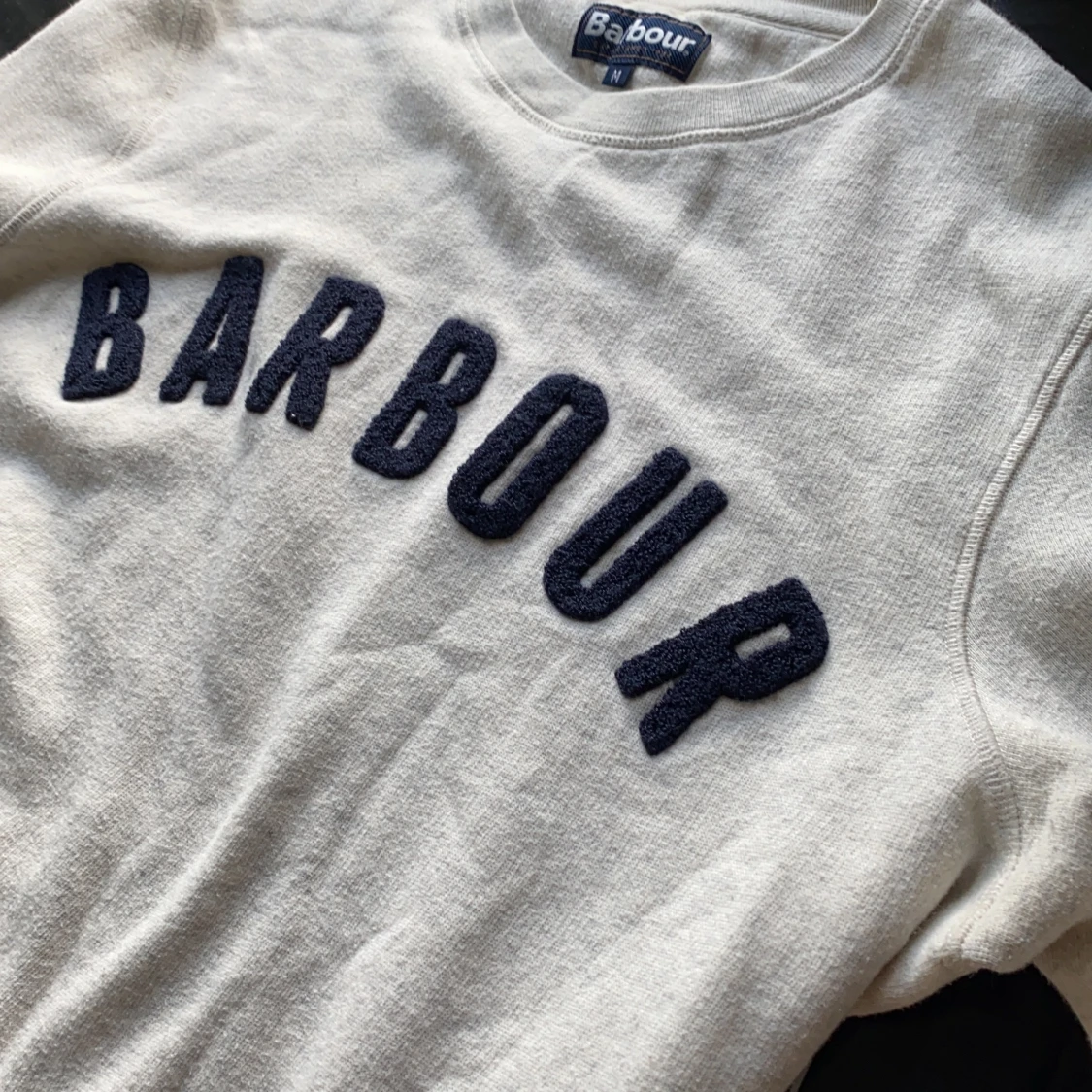 Barbour tröja med stickad tryck  - 91