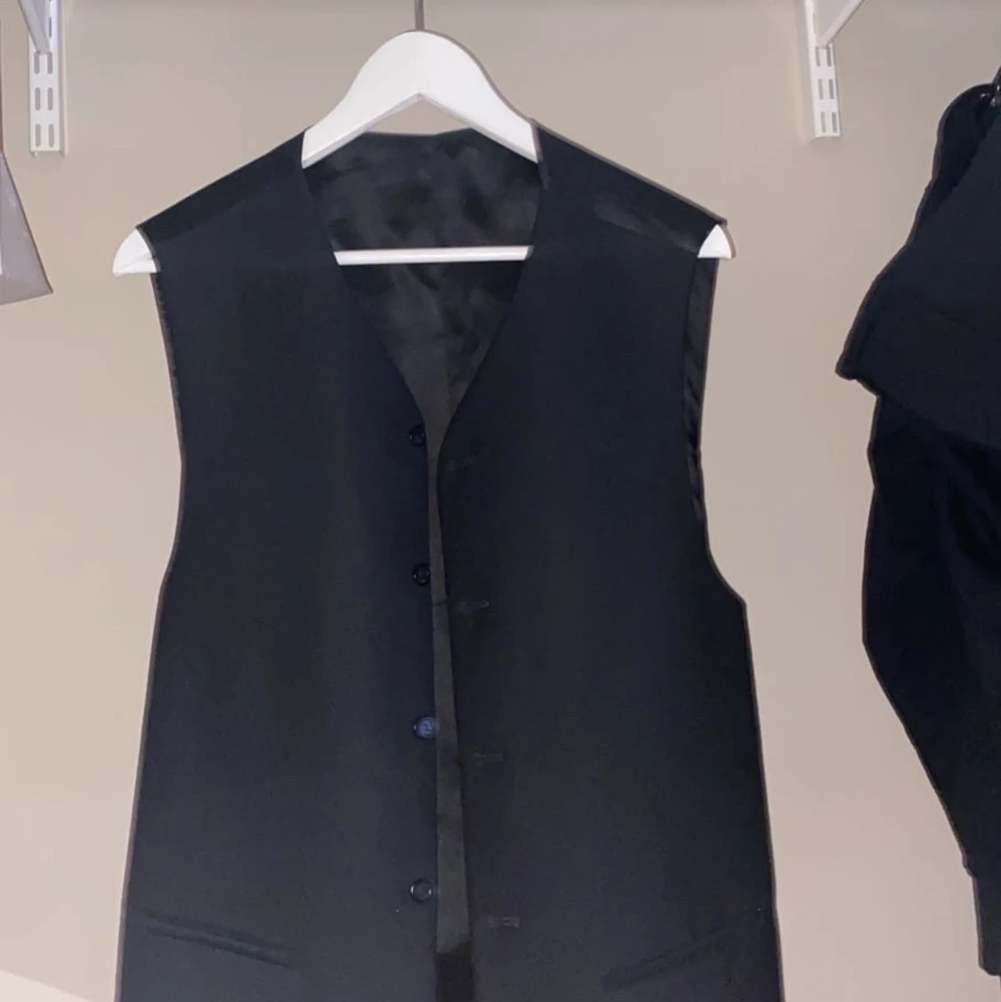 Svart skjort-väst - 91