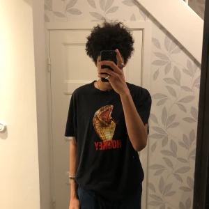 Hockey T-Shirt - Hockey T-Shirt köpt på Streetlab i Malmö. Väldigt bra använt skick. Finns inga defekter, men man märker dock att den är lite använd om man kollar väldigt väldigt noga. Inget som stör utseendemässigt eller användningen av tröjan. Storlek XL men kan även passa L oversized. Möta i Malmö och tar Swish. Står ej för frakt! (: