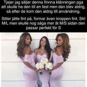 FESTKLÄNNING  - SÄLJER denna fina klänningen för ett jätte bra pris, köpte den för 999kr och säljer den för 300kr. 