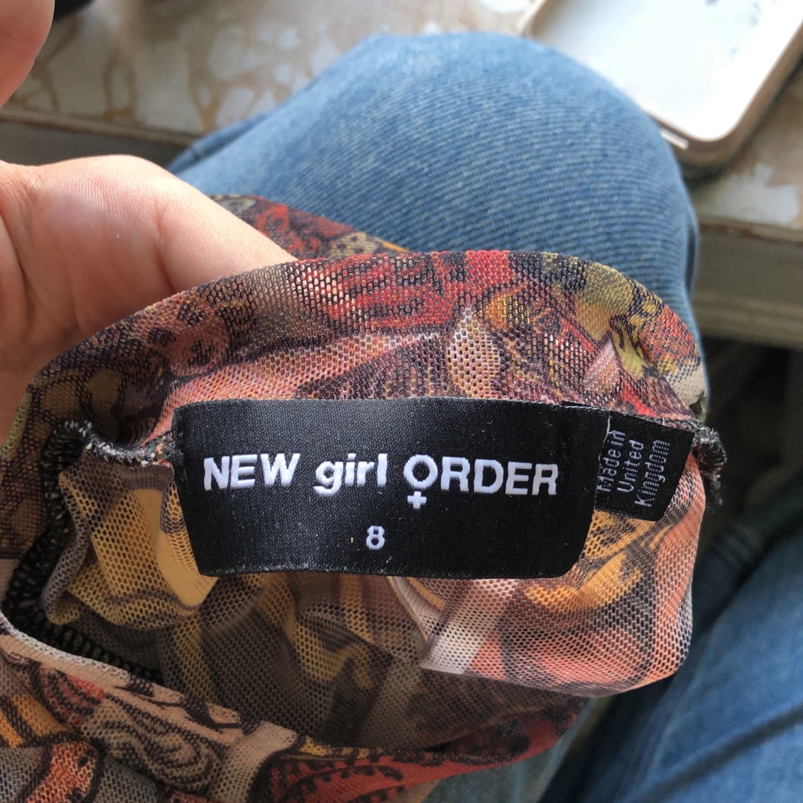 🌞Tarot mesh topp🌞 - 91