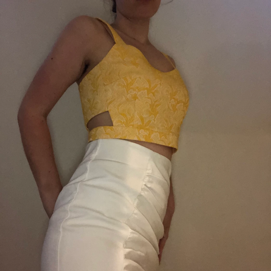 Topp i jaquard-mönster - 90