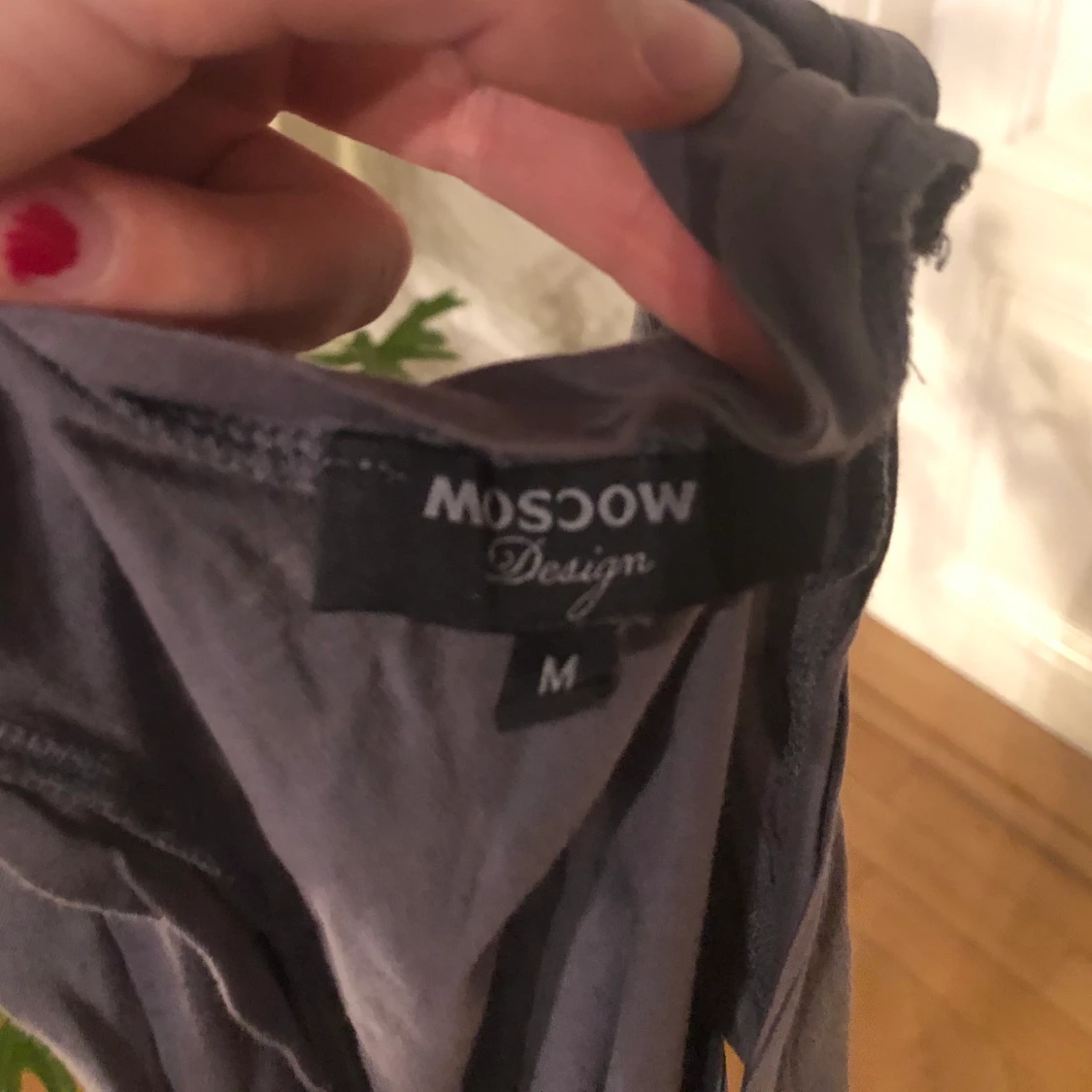 Mörkgrått Moscow linne  - 91