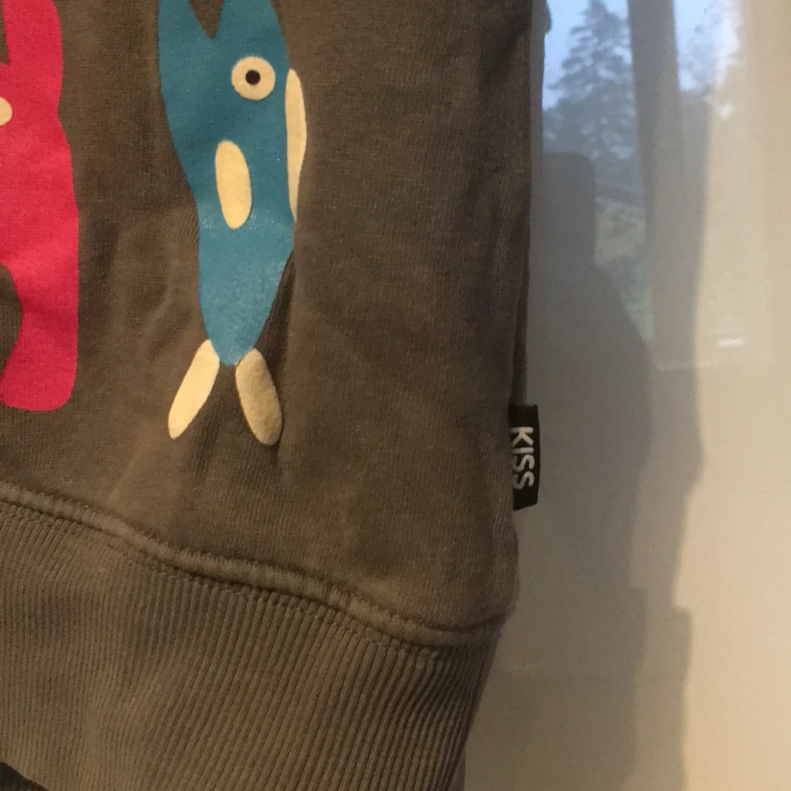 Mysig grå hoodie - 91