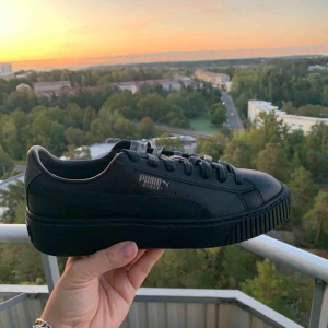 - Säljer mina oanvända Puma Basket Platform Euphoria Metal.  Storlek 38 Nypris 1200kr  Finns att hämta på Söder i Stockholm men jag kan också skicka, då tillkommer fraktkostnaden. 
