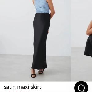 Svart satinkjol Gina Tricot - Säljer min satinkjol från Gina Tricot, modellen från förra året! Storlek 36 och endast använd ett fåtal gånger🤍 slutsåld modell!